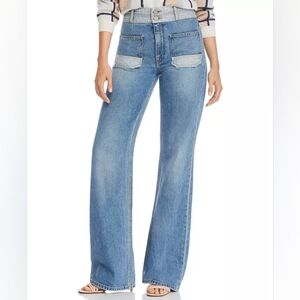 Joie Gabriel high rise wide leg jeans vintage inspired size 25 straight NWOT